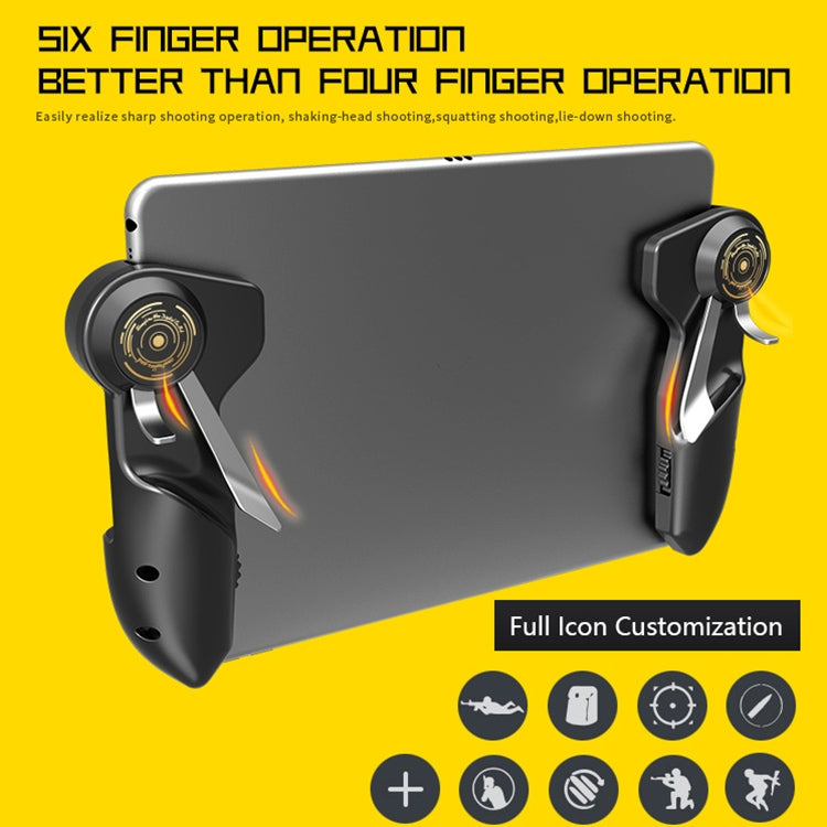 MeMo AKpad6K Snap-on Six Finger Linkage Trigger Imitation Shooting Game Controller for Tablet PC, One Pair - Controller Gamepad by buy2fix | Online Shopping UK | buy2fix