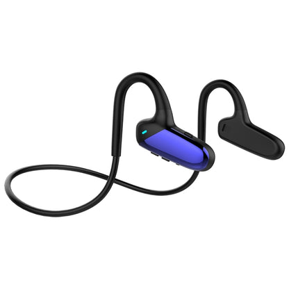 F808 Bluetooth 5.0 Waterproof Bone Conduction Sport Bluetooth Earphone(Blue) - Bluetooth Earphone by buy2fix | Online Shopping UK | buy2fix