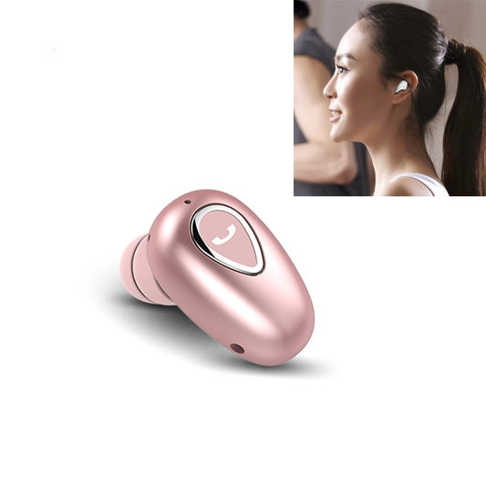 YX01 Sweatproof Bluetooth 4.1 Wireless Bluetooth Earphone, Support Memory Connection & HD Call (Rose Gold) - Bluetooth Earphone by buy2fix | Online Shopping UK | buy2fix