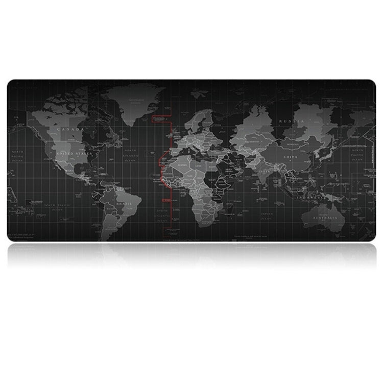 Extended Large Anti-Slip World Map Pattern Soft Rubber Smooth Cloth Surface Game Mouse Pad Keyboard Mat, Size: 90 x 40cm -  by buy2fix | Online Shopping UK | buy2fix