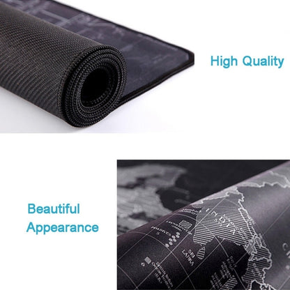 Extended Large Anti-Slip World Map Pattern Soft Rubber Smooth Cloth Surface Game Mouse Pad Keyboard Mat, Size: 90 x 40cm -  by buy2fix | Online Shopping UK | buy2fix