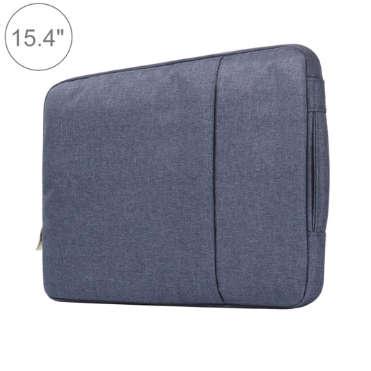 15.4 inch Universal Fashion Soft Laptop Denim Bags Portable Zipper Notebook Laptop Case Pouch for MacBook Air / Pro, Lenovo and other Laptops, Size: 39.2x28.5x2cm (Dark Blue) - 15 inch by buy2fix | Online Shopping UK | buy2fix