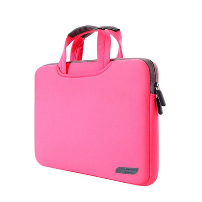 12 inch Portable Air Permeable Handheld Sleeve Bag for MacBook, Lenovo and other Laptops, Size:32x21x2cm(Magenta) - 12.1 inch by buy2fix | Online Shopping UK | buy2fix