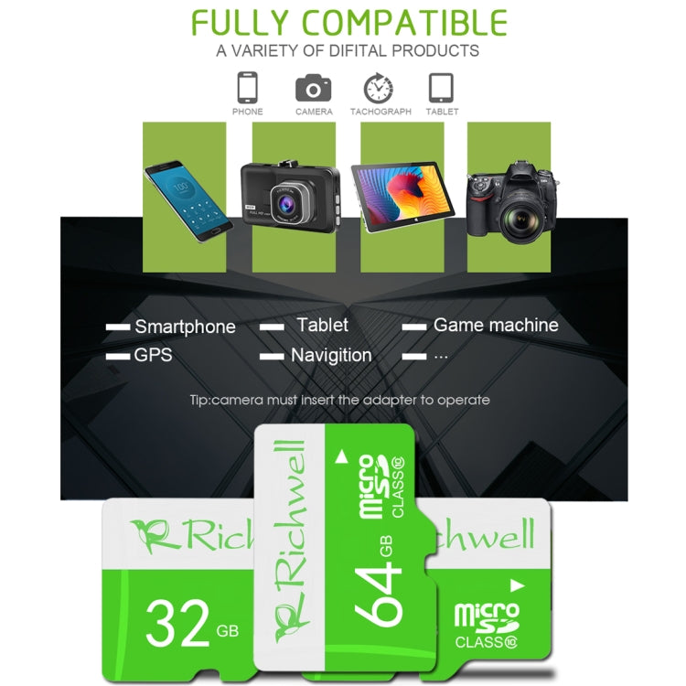 Richwell 128GB High Speed Class 10 Micro SD(TF) Memory Card - Micro SD Card by Richwell | Online Shopping UK | buy2fix