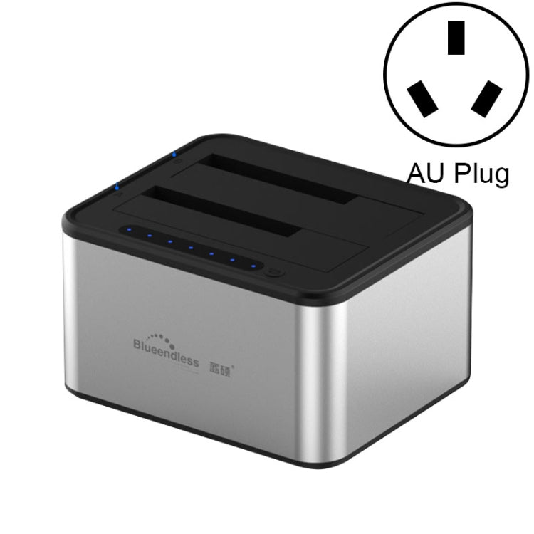 Blueendless 2.5 / 3.5 inch SATA USB 3.0 2 Bay Offline Copy Hard Drive Dock (AU Plug) -  by Blueendless | Online Shopping UK | buy2fix