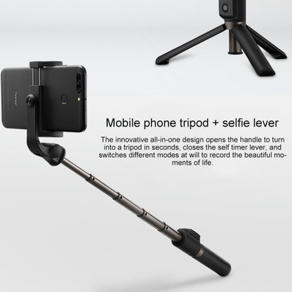 Huawei CF15 Pro Mobile Phone Bluetooth Mini Selfie Stick Live Floor Tripod Bracket(Black) - Selfie Sticks by Huawei | Online Shopping UK | buy2fix