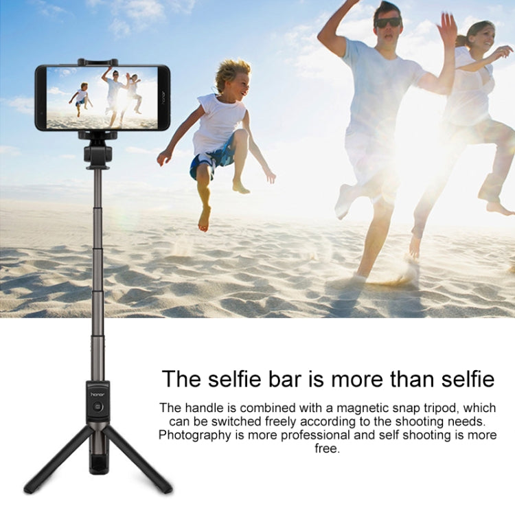 Huawei CF15 Pro Mobile Phone Bluetooth Mini Selfie Stick Live Floor Tripod Bracket(Black) - Selfie Sticks by Huawei | Online Shopping UK | buy2fix