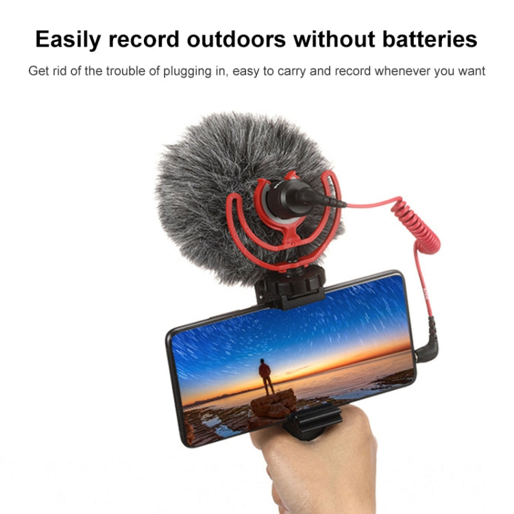 M30 Portable Wired Condenser Shotgun Microphone Trip Vlog Record Studio Video for Camera Phone - Consumer Electronics by buy2fix | Online Shopping UK | buy2fix