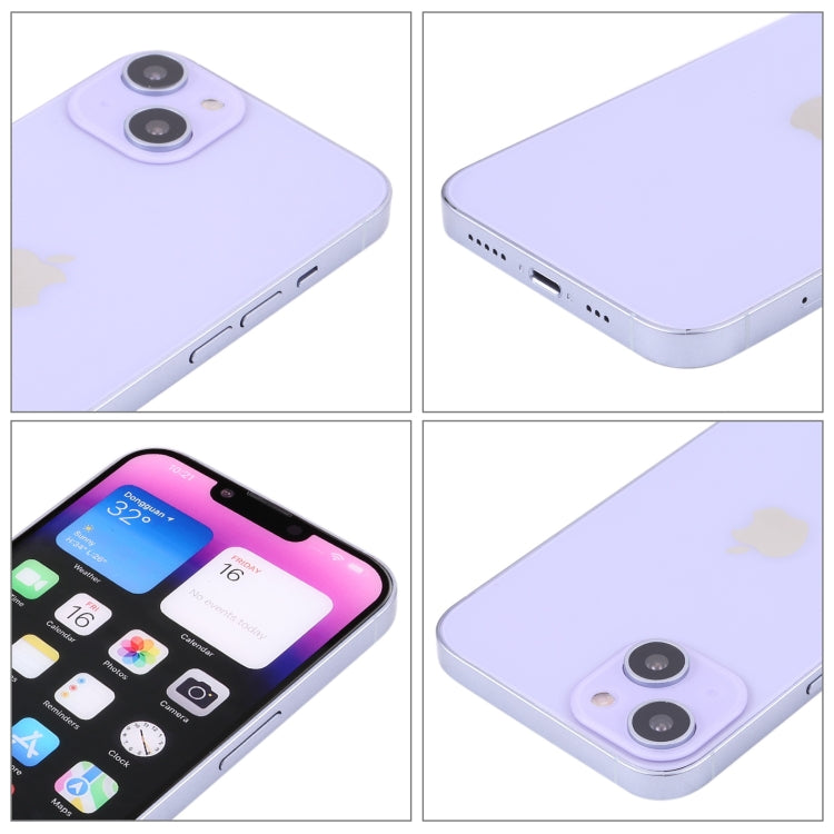 For iPhone 14 Color Screen Non-Working Fake Dummy Display Model(Purple) - For iPhone & iPad by buy2fix | Online Shopping UK | buy2fix