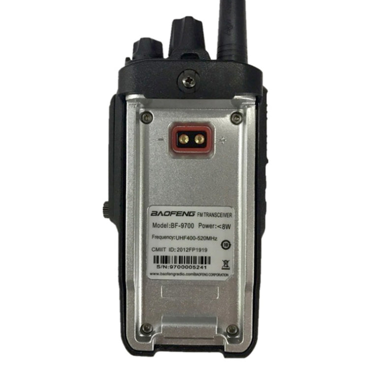 BaoFeng BF-9700 8W Single Band Radio Handheld Walkie Talkie with Monitor Function, US Plug(Black) - Consumer Electronics by BAOFENG | Online Shopping UK | buy2fix