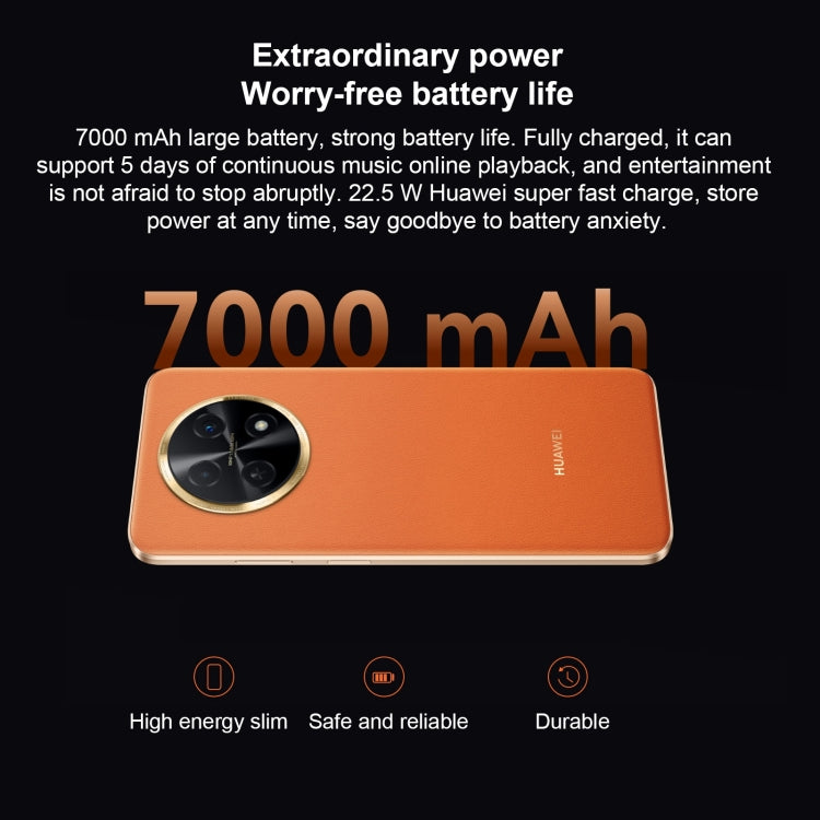 Huawei Enjoy 60X 512GB STG-AL00, China Version, Dual Back Cameras, Side Fingerprint Identification, 7000mAh Battery, 6.95 inch HarmonyOS 3.0 Qualcomm Snapdragon 680 Octa Core 2.4GHz, Network: 4G, OTG, NFC, Not Support Google Play(Orange) - Huawei Mate & P by Huawei | Online Shopping UK | buy2fix