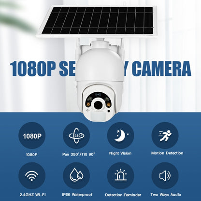 T22 1080P Full HD Solar Powered 4G Network US Version Camera, Support PIR Alarm, Night Vision, Two Way Audio, TF Card - Security by buy2fix | Online Shopping UK | buy2fix