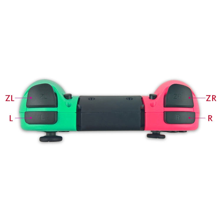 Left and Right Wireless Bluetooth Game Controller Gamepad for Switch Joy-Con(Green+Red) - Gamepads by buy2fix | Online Shopping UK | buy2fix