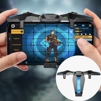 GameSir F4 Foldable Eagle Wing Shaped Physical Direct Connect Capacitor Gamepad Compatible with IOS & Android System Devices - Controller Gamepad by GameSir | Online Shopping UK | buy2fix