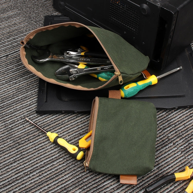 31 x 17 x 6cm Electrician Repair Hardware Tool Carrying Bag(Army Green) - Storage Bags & Boxes by buy2fix | Online Shopping UK | buy2fix