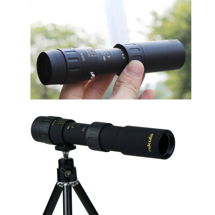 Nikula 10-30x25 Portable Professional High Times High Definition Night-vision Metal Telescope - Monocular Binoculars by Nikula | Online Shopping UK | buy2fix