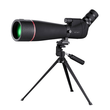 HTK-72 20x-60x High Definition Night Vision Zoom Monocular Telescope for Outdoor Camping Birdwatching with Tripod(Black) - Monocular Binoculars by Zoom | Online Shopping UK | buy2fix