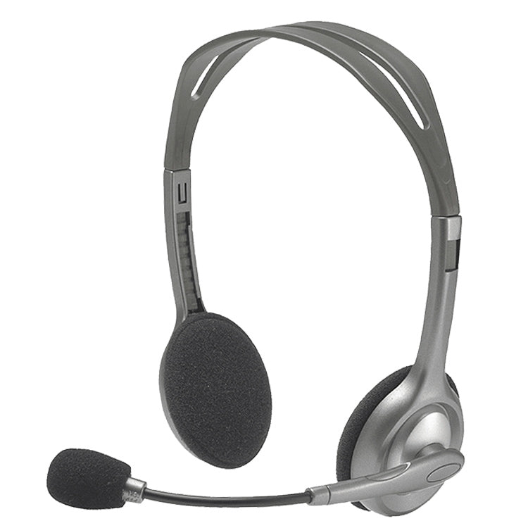 Logitech H110 Dual 3.5mm Audio Plugs Stereo Headset - Multimedia Headset by Logitech | Online Shopping UK | buy2fix