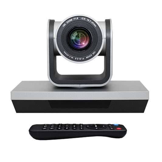 YANS YS-H210U USB HD 1080P 10X Zoom Lens Video Conference Camera with Remote Control, US Plug(Grey) - HD Camera by YANS | Online Shopping UK | buy2fix