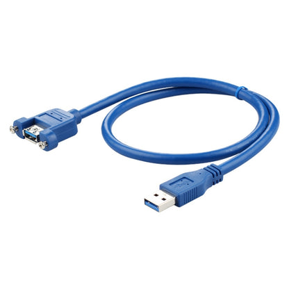 USB 3.0 Male to Female Extension Cable with Screw Nut, Cable Length: 30cm - USB 3.0 by buy2fix | Online Shopping UK | buy2fix