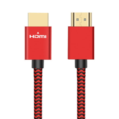 ULT-unite Gold-plated Head HDMI 2.0 Male to Male Nylon Braided Cable, Cable Length: 1.2m(Red) - Cable by ult-unite | Online Shopping UK | buy2fix