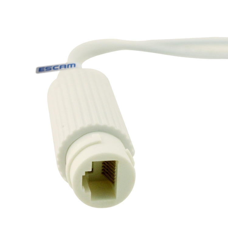 ESCAM POE S2 Data Exchange Cable POE Splitter Connect to POE switch for IP Cameras, Transmission Distance: 30m(White) - Security by ESCAM | Online Shopping UK | buy2fix