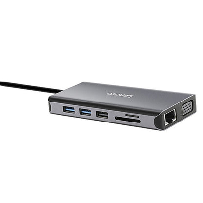 Lenovo LX0801 Pro Type-C / USB-C Network Cable Interface Converter Docking Station - Computer & Networking by Lenovo | Online Shopping UK | buy2fix