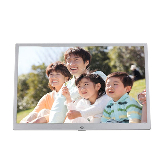 15-inch Digital Photo Frame Electronic Photo Frame Ultra-narrow Side Support 1080P Wall-mounted Advertising Machine(Silver Grey) - Consumer Electronics by buy2fix | Online Shopping UK | buy2fix
