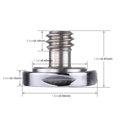 PULUZ 1/4 inch Male Thread Screw with C-Ring for Quick Release, Tripod Mount - Screws by PULUZ | Online Shopping UK | buy2fix