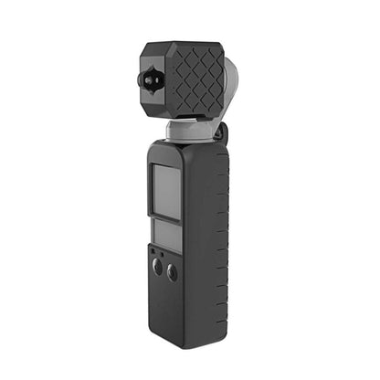 PULUZ  2 in 1 Diamond Texture Silicone Cover Case Set for DJI OSMO Pocket(Black) - DJI & GoPro Accessories by PULUZ | Online Shopping UK | buy2fix