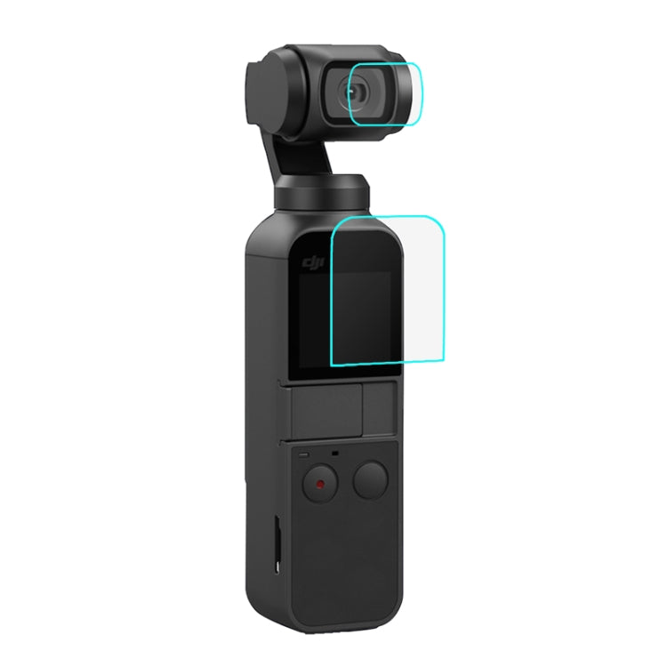 PULUZ 9H 2.5D HD Tempered Glass Lens Protector + Screen Film for DJI OSMO Pocket Gimbal - DJI & GoPro Accessories by PULUZ | Online Shopping UK | buy2fix