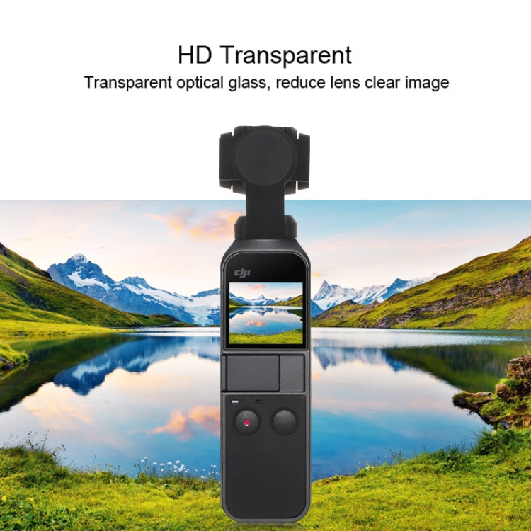 PULUZ 9H 2.5D HD Tempered Glass Lens Protector + Screen Film for DJI OSMO Pocket Gimbal - DJI & GoPro Accessories by PULUZ | Online Shopping UK | buy2fix