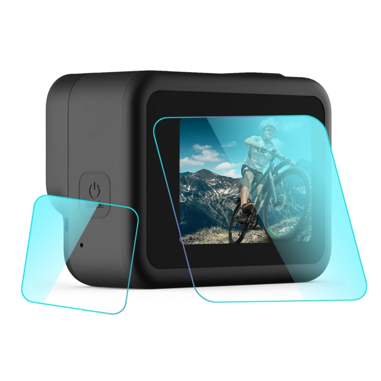 PULUZ for GoPro HERO8 Black Lens + LCD Display 9H 2.5D Tempered Glass Film - DJI & GoPro Accessories by PULUZ | Online Shopping UK | buy2fix