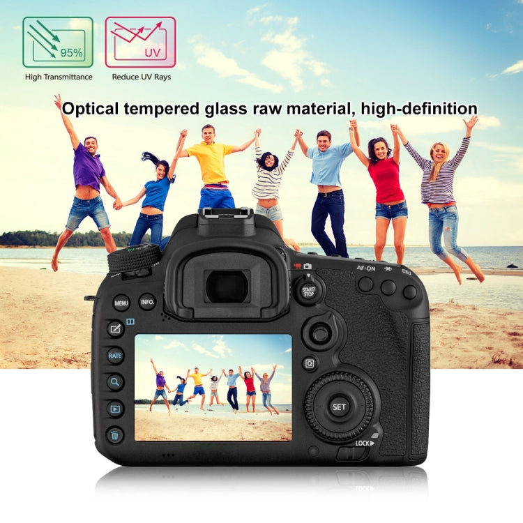 PULUZ 2.5D 9H Tempered Glass Film for Canon EOS 7D Mark II - Camera Accessories by PULUZ | Online Shopping UK | buy2fix