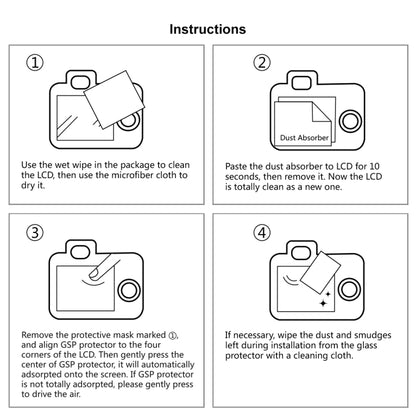 PULUZ 2.5D 9H Tempered Glass Film for Sony A6000, Compatible with Sony A5000 / A6400 / A6300 / A3000 / NEX-7/ NEX-6 / NEX-5N / NEX-3N / NEX5C / NEX-C3 / NEX-5T / H400, Panasonic W850K, Olympus TG850 / TG860 / TG870 PM2 / EPL5 / EPL6 - Camera Accessories by PULUZ | Online Shopping UK | buy2fix