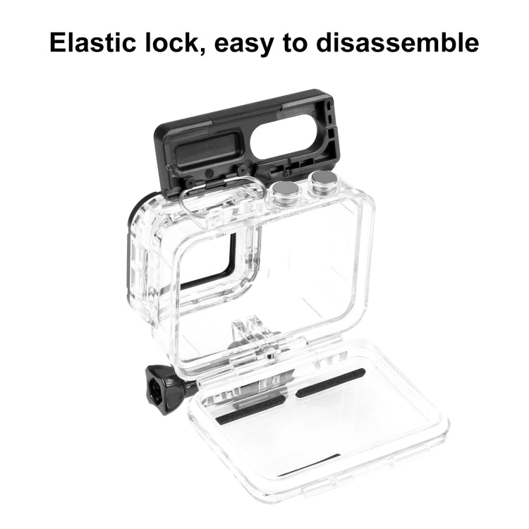 PULUZ 60m Underwater Depth Diving Case Waterproof Camera Housing for Insta360 One RS 4K Edition(Transparent) - Case & Bags by PULUZ | Online Shopping UK | buy2fix