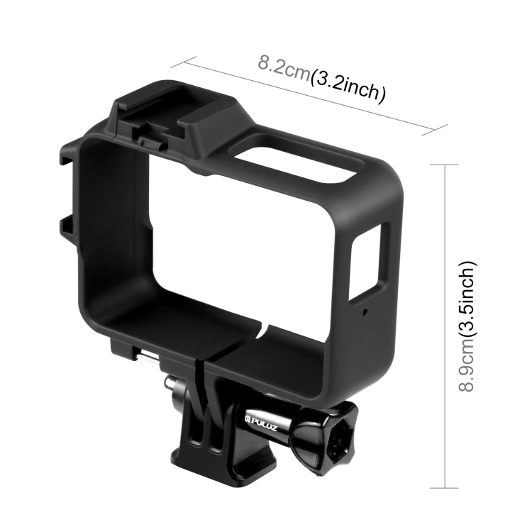 PULUZ Plastic Frame Case for Insta360 One RS 4K / 360 / 1-Inch Edition(Black) - DJI & GoPro Accessories by PULUZ | Online Shopping UK | buy2fix