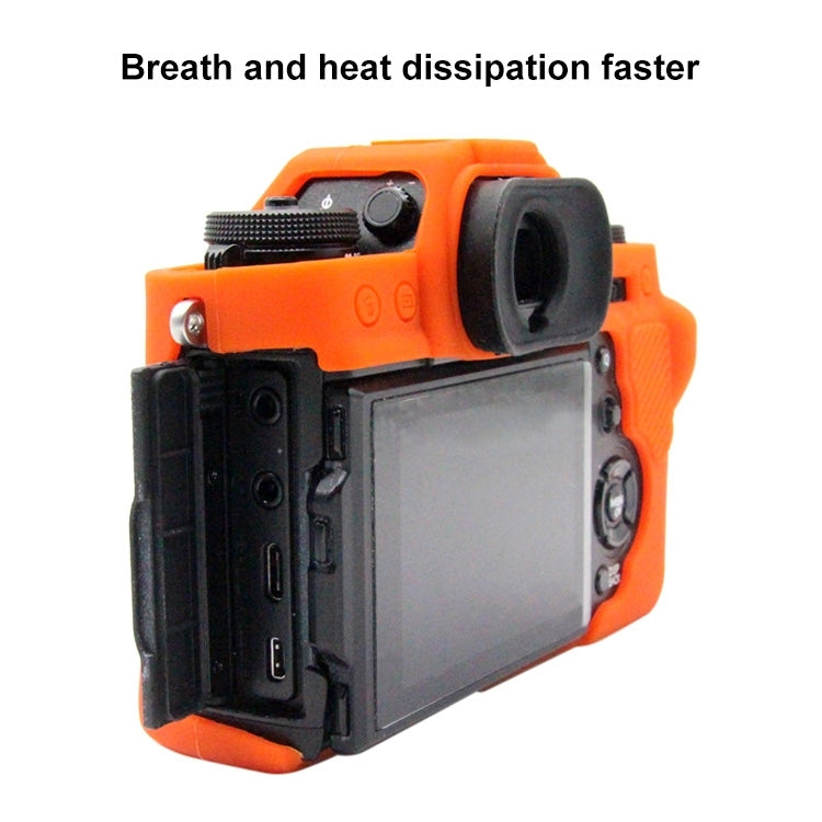 PULUZ Soft Silicone Protective Case for FUJIFILM XT3(Orange) - Protective Case by PULUZ | Online Shopping UK | buy2fix