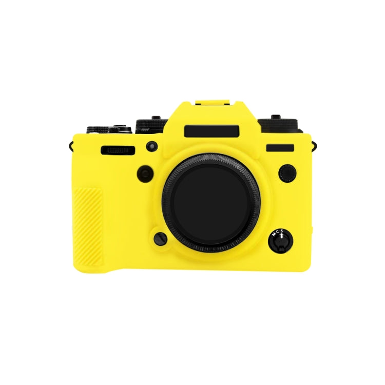 PULUZ Soft Silicone Protective Case for Fujifilm X-T4(Yellow) - Camera Accessories by PULUZ | Online Shopping UK | buy2fix