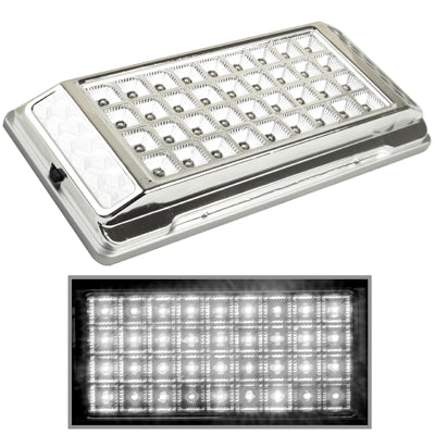 White Interior 36 LED Roof Light for Vehicle (DC 12V)(Silver) - Dome Lights by buy2fix | Online Shopping UK | buy2fix