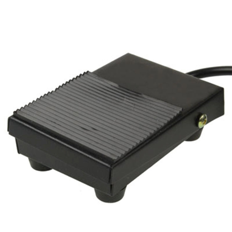 TFS-1 AC 250V 10A Anti-slip Plastic Case Foot Control Pedal Switch, Cable Length: 1m(Black) - Security by buy2fix | Online Shopping UK | buy2fix