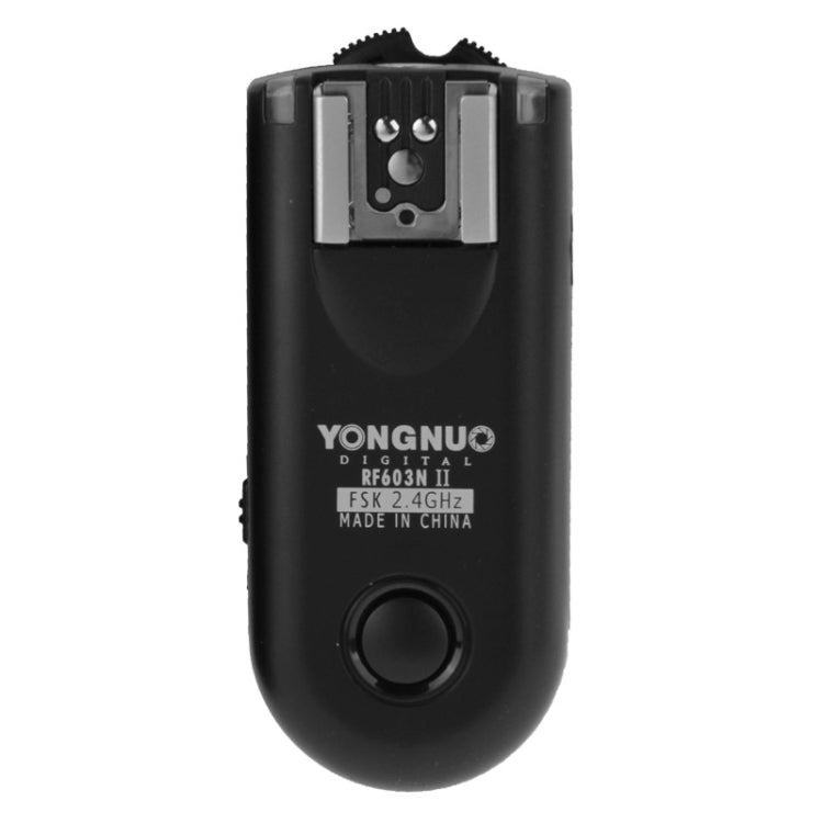 2 PCS YONGNUO RF603N II FSK 2.4GHz Wireless Flash Trigger with N1 Shutter Connecting Cable - Camera Accessories by YONGNUO | Online Shopping UK | buy2fix