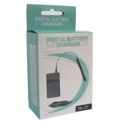 Digital Camera Battery Charger for JVC V306/ V312(Black) - Battery Car Charger by buy2fix | Online Shopping UK | buy2fix