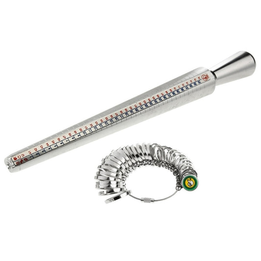 4 Scale Measuring Stick EUR / US / JAPAN / HK Ring Gauge Metal Finger Sizer Tool Measure - Others by buy2fix | Online Shopping UK | buy2fix