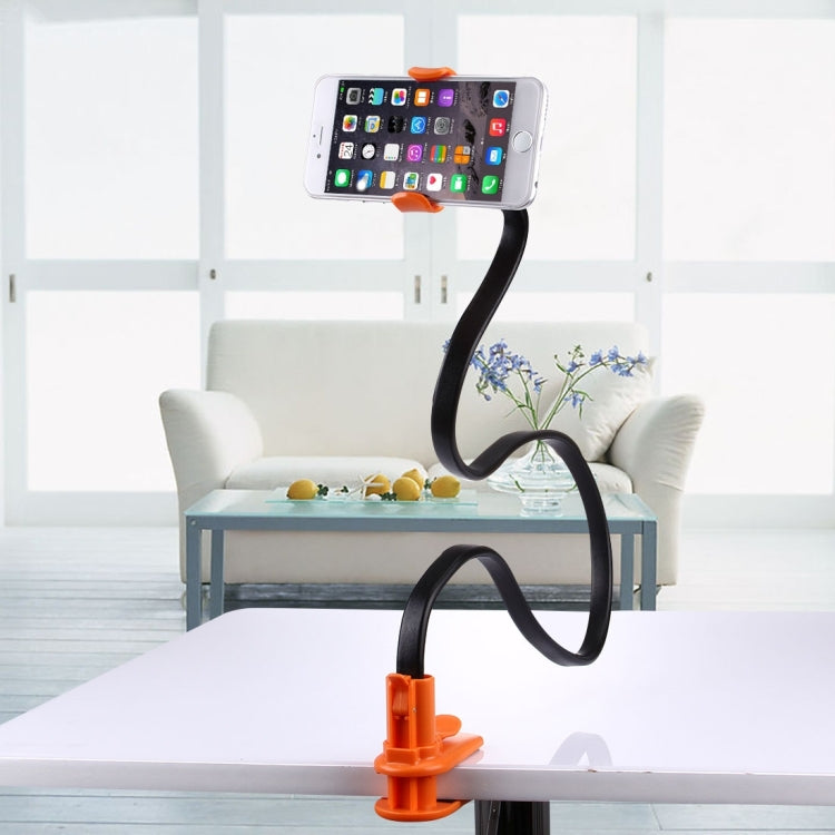 Flexible Clip Mount Holder with Clamping Base(Orange) - Lazy Bracket by buy2fix | Online Shopping UK | buy2fix