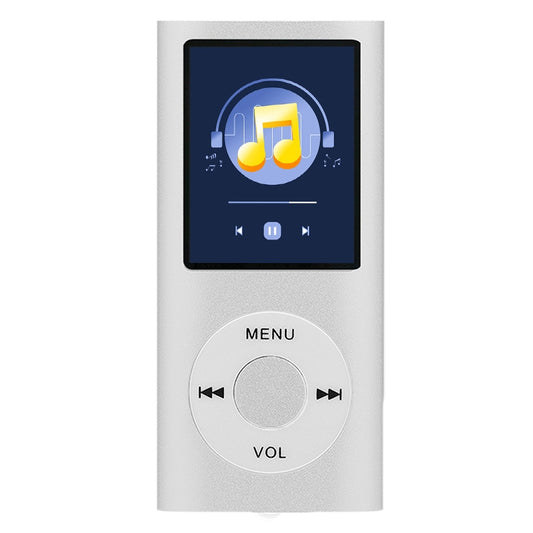 1.8 inch TFT Screen Metal MP4 Player with TF Card Slot, Support Recorder, FM Radio, E-Book and Calendar(Silver) - Consumer Electronics by buy2fix | Online Shopping UK | buy2fix