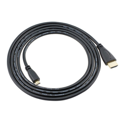 1.5m Micro HDMI to HDMI 19 Pin Cable, 1.4 Version(Black) -  by buy2fix | Online Shopping UK | buy2fix