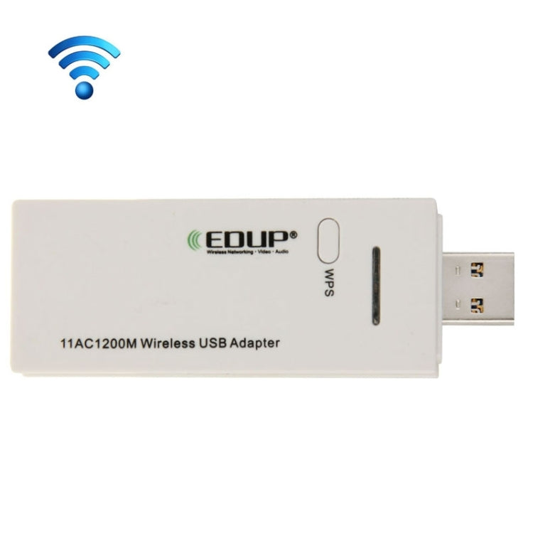 EDUP AC-1601 802.11AC 1200M Dual Band USB 3.0 Wifi Wireless Adapter - USB Network Adapter by EDUP | Online Shopping UK | buy2fix