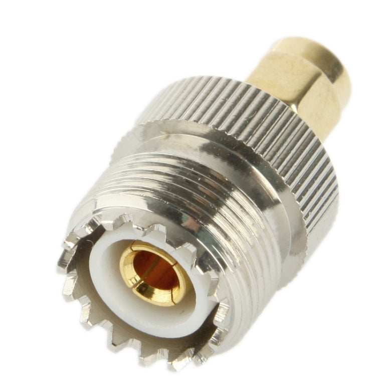 Coaxial RF SMA-J to SL-16 / SMA Male to M (UHF) Adapter(Silver) - Connectors by buy2fix | Online Shopping UK | buy2fix