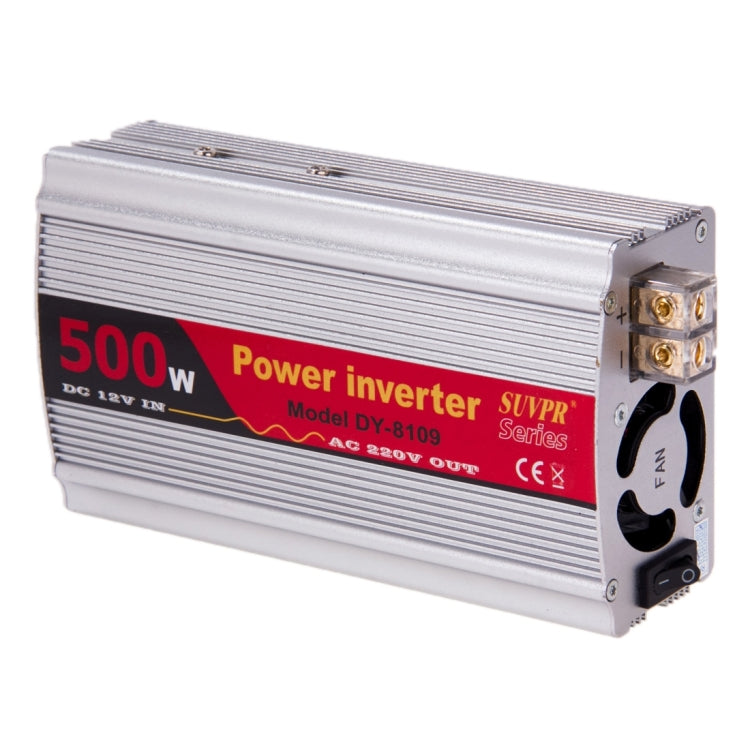 SUVPR DY-8109 500W DC 12V to AC 220V Car Power Inverter with 500mA USB Port & Universal Power Socket - Others by SUVPR | Online Shopping UK | buy2fix